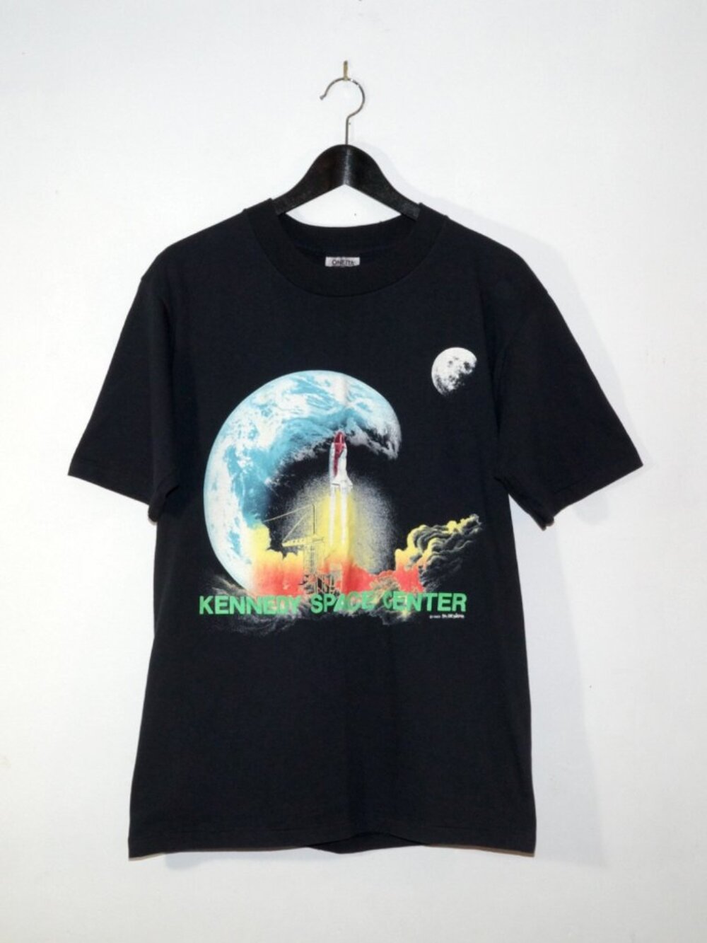 Vintage 1989 Kennedy Space Center NASA Single Stitch Made in USA ONEITA Tee LRG
